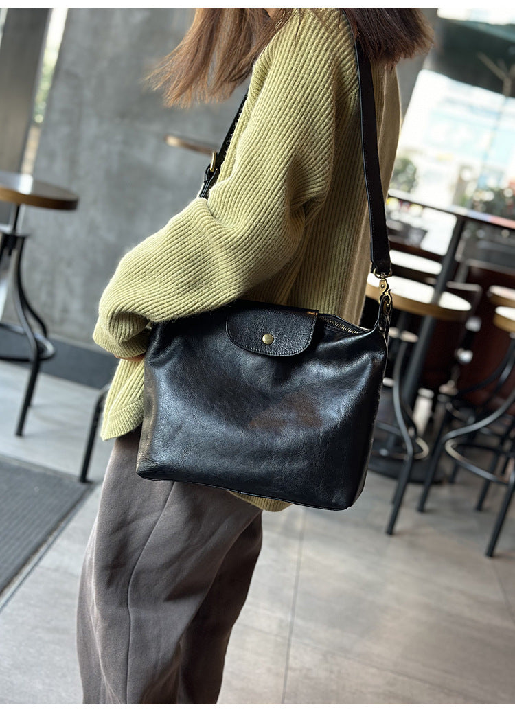 Women Leather Messenger Crossbody Purse