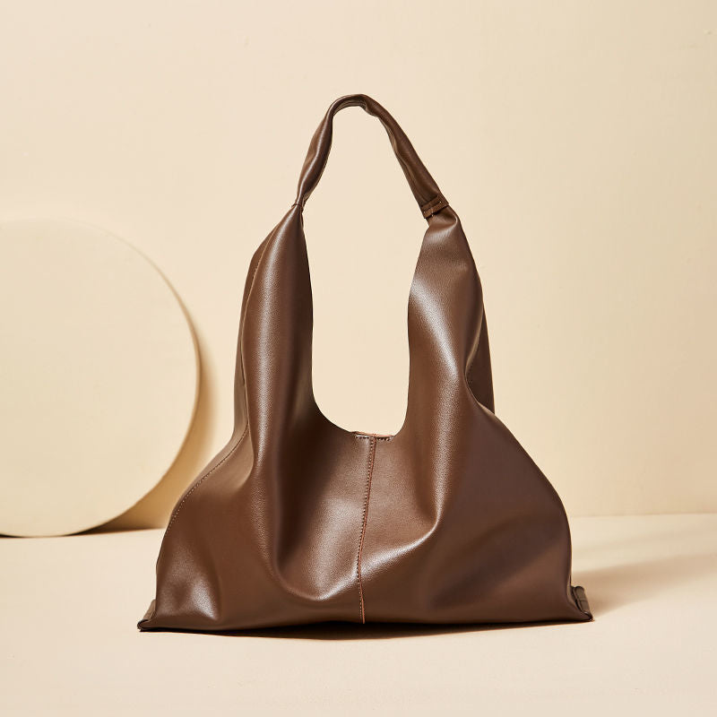 Women’s Genuine Leather Large Capacity Shoulder Tote Bag