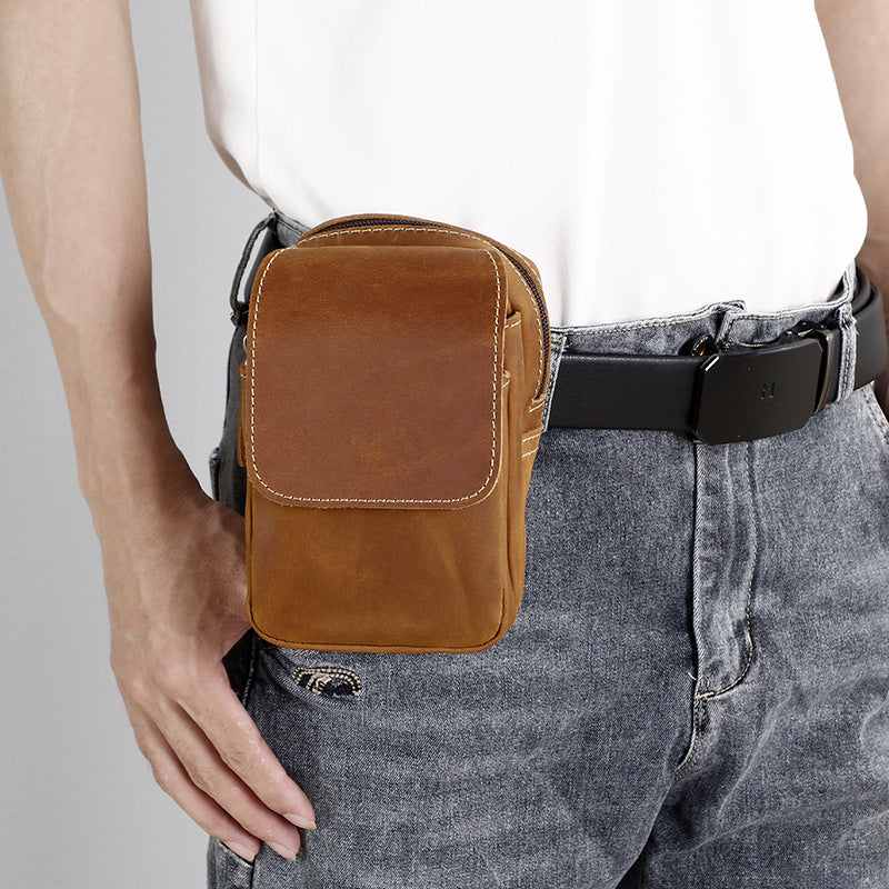 Genuine Leather Waist Bag