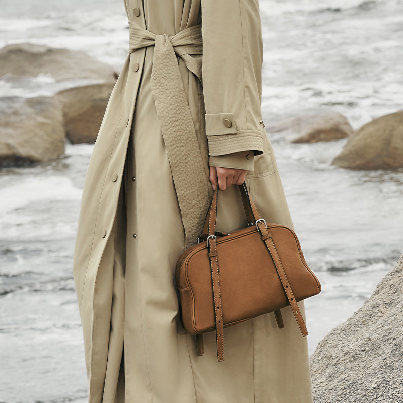 Over the Shoulder Leather Handbag For Women