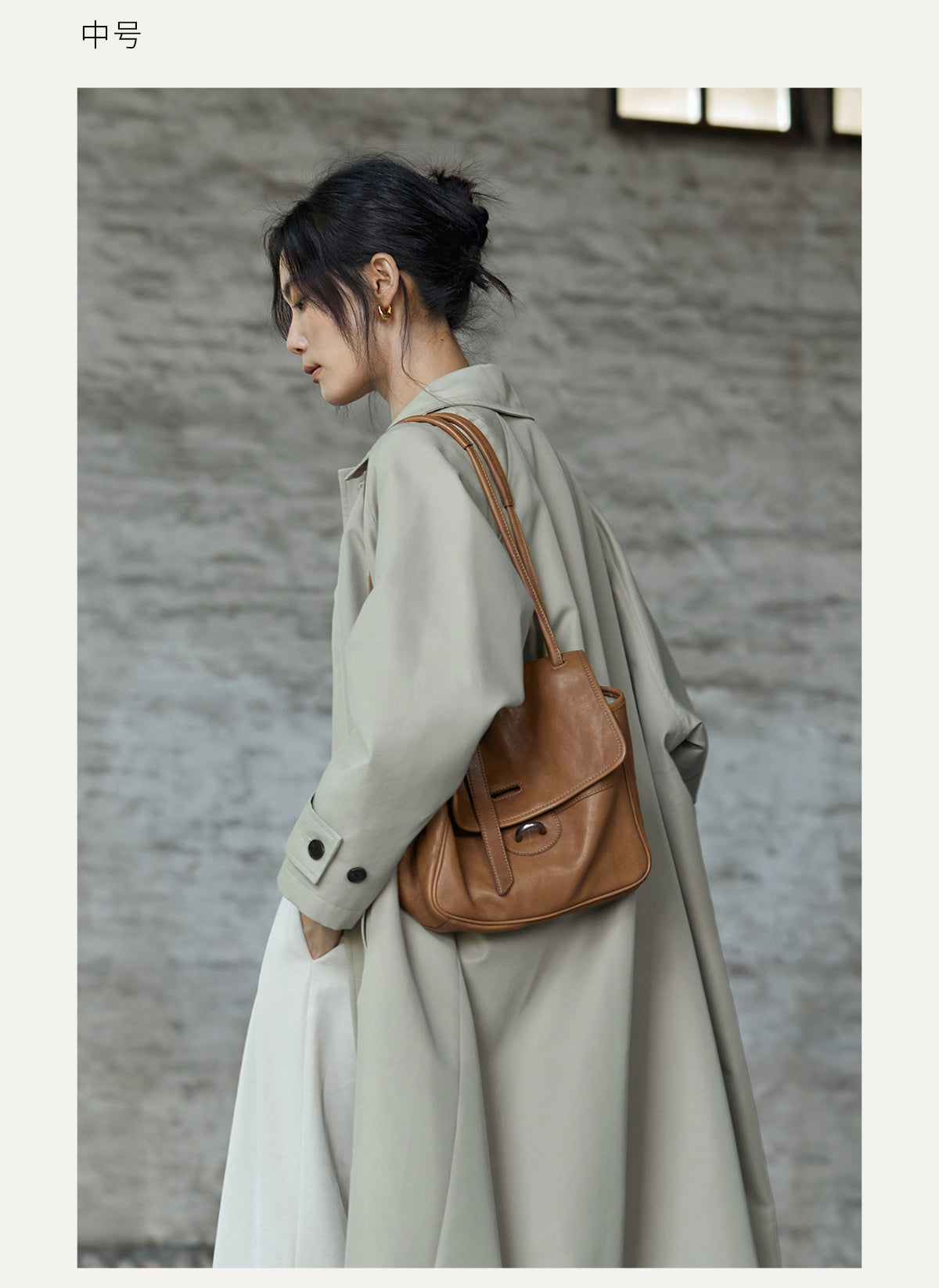 Women Real Leather Retro Shoulder Bag