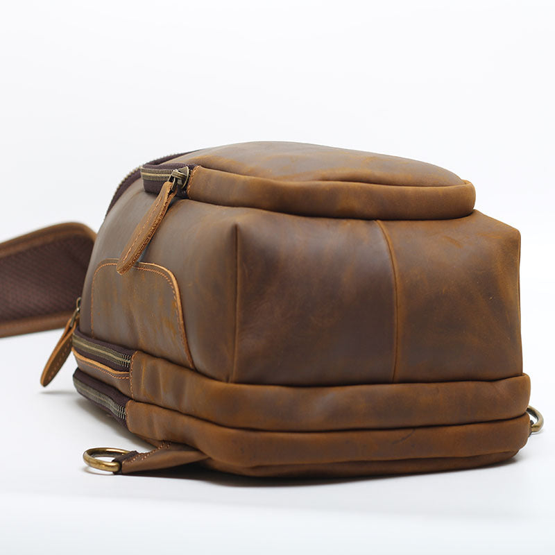 Genuine Leather Crossbody Belt Bum Bags