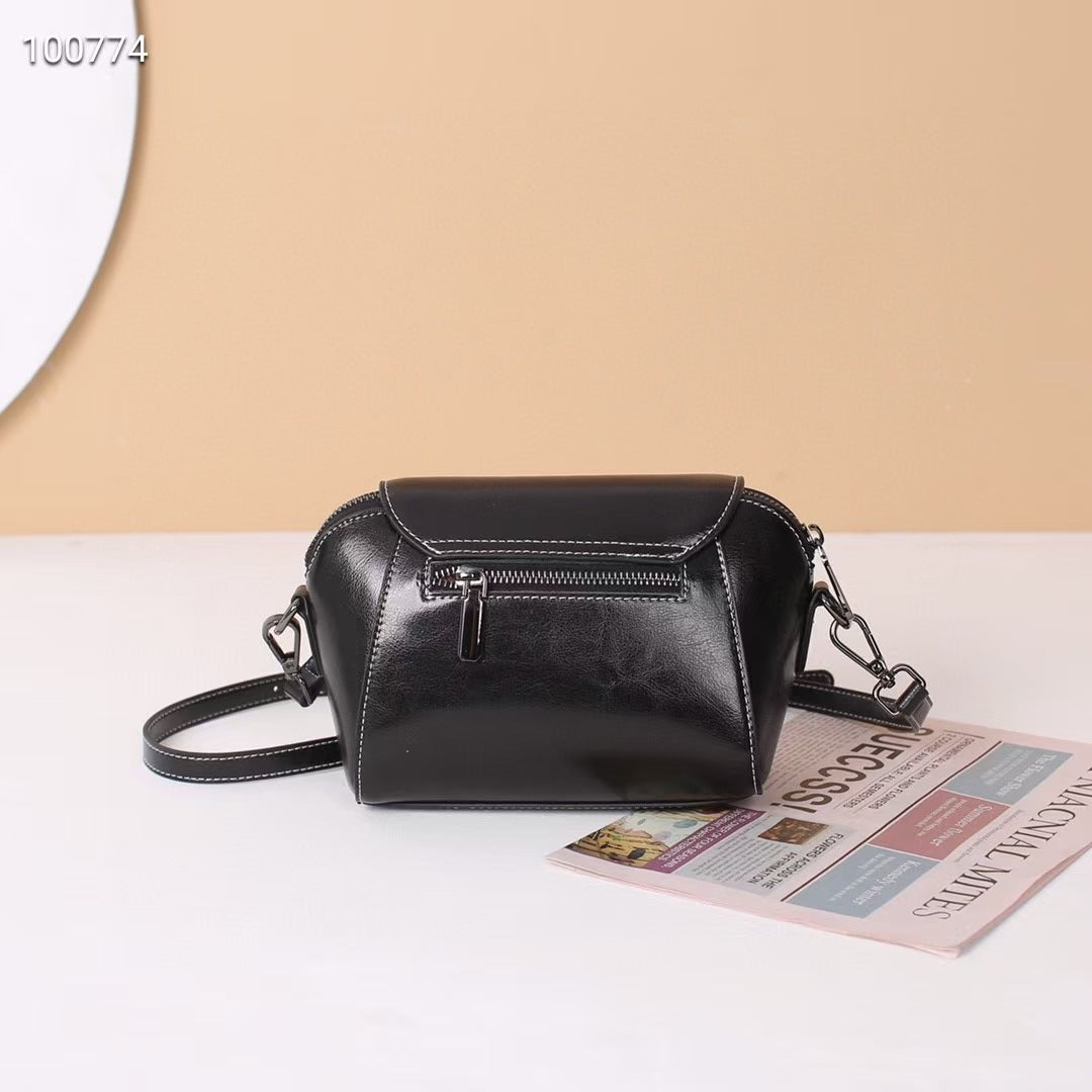 women small genuine leather crossbody bag