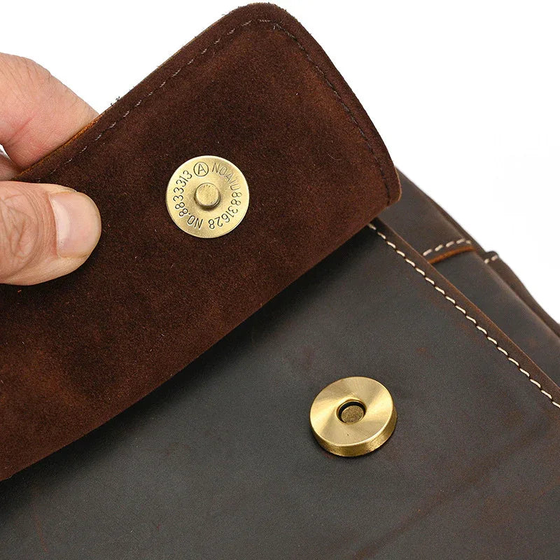 Men Leather Office Bags Sale Travel Briefcase