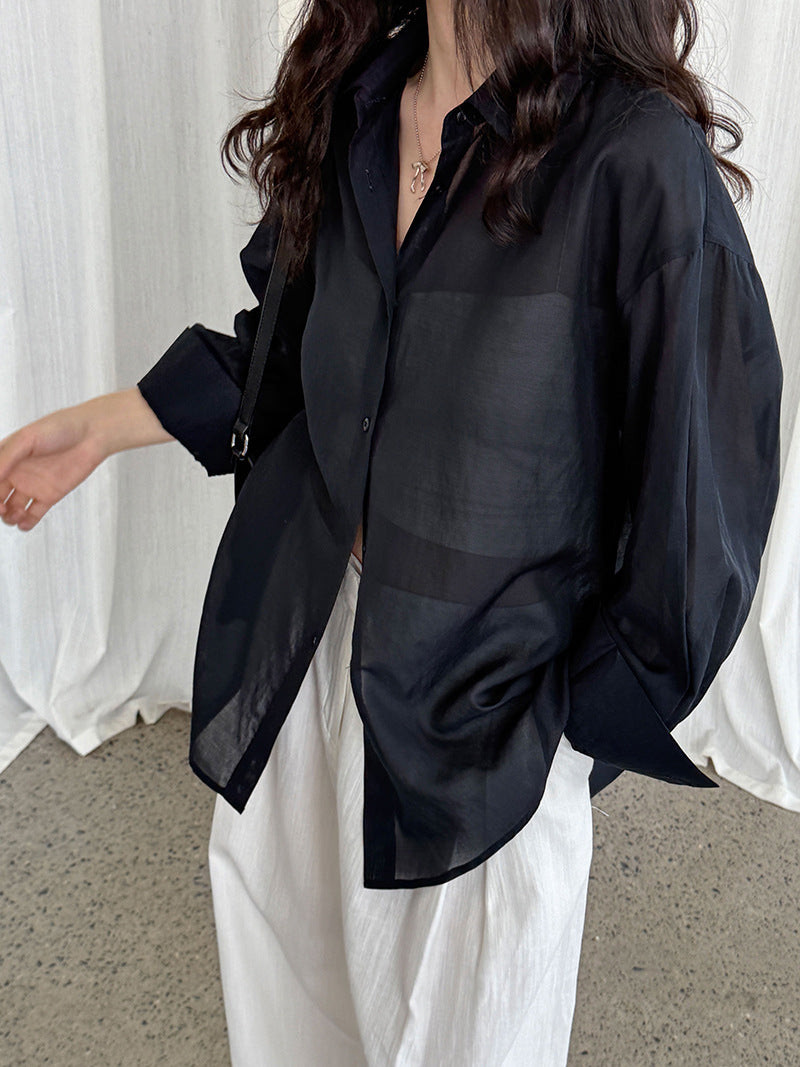 Women's Long Sleeves Blouse Shirt