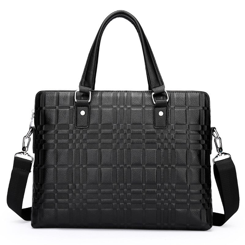 Genuine Leather Briefcase Bag Office Causal