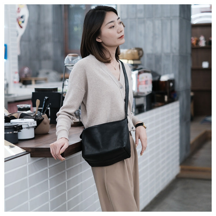 real leather handbag crossbody bag