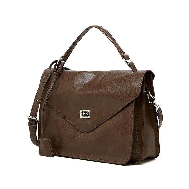 Women's Crossbody Bag Leather Cowhide Shoulder Bag