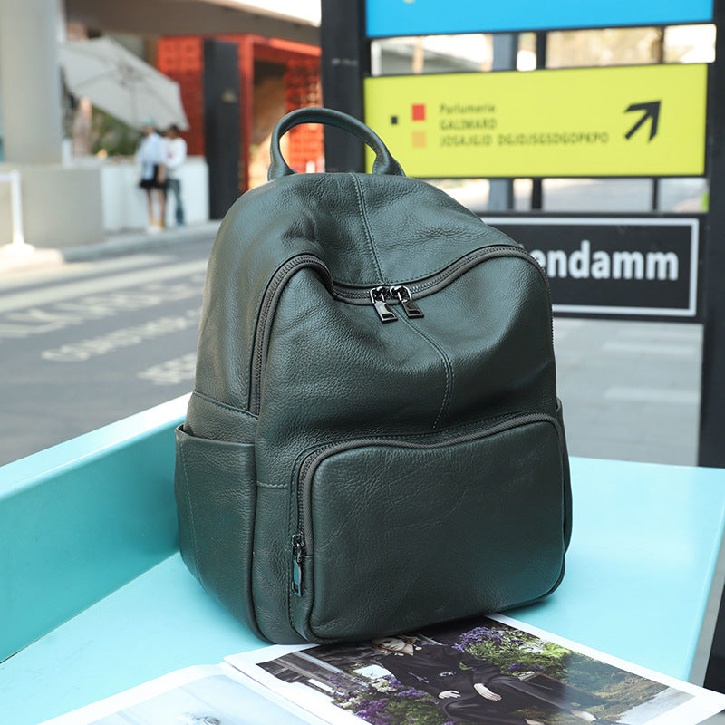 Genuine Leather Backpack for Women