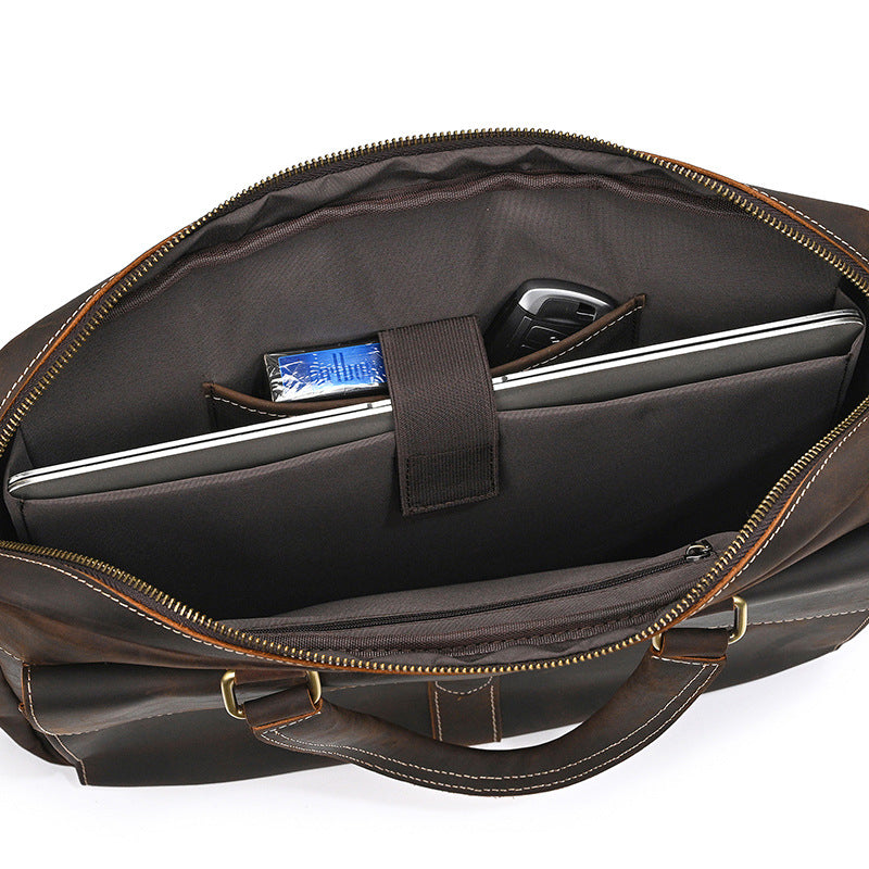 Men Leather Office Bags Sale Travel Briefcase