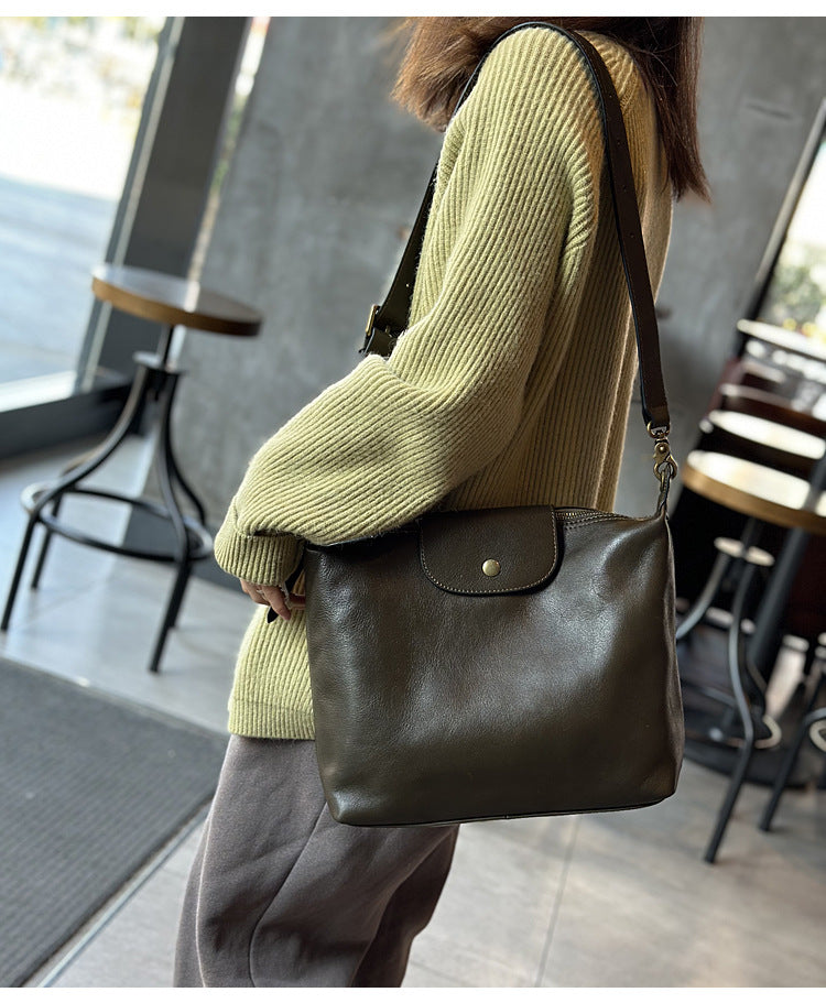 Women Leather Messenger Crossbody Purse