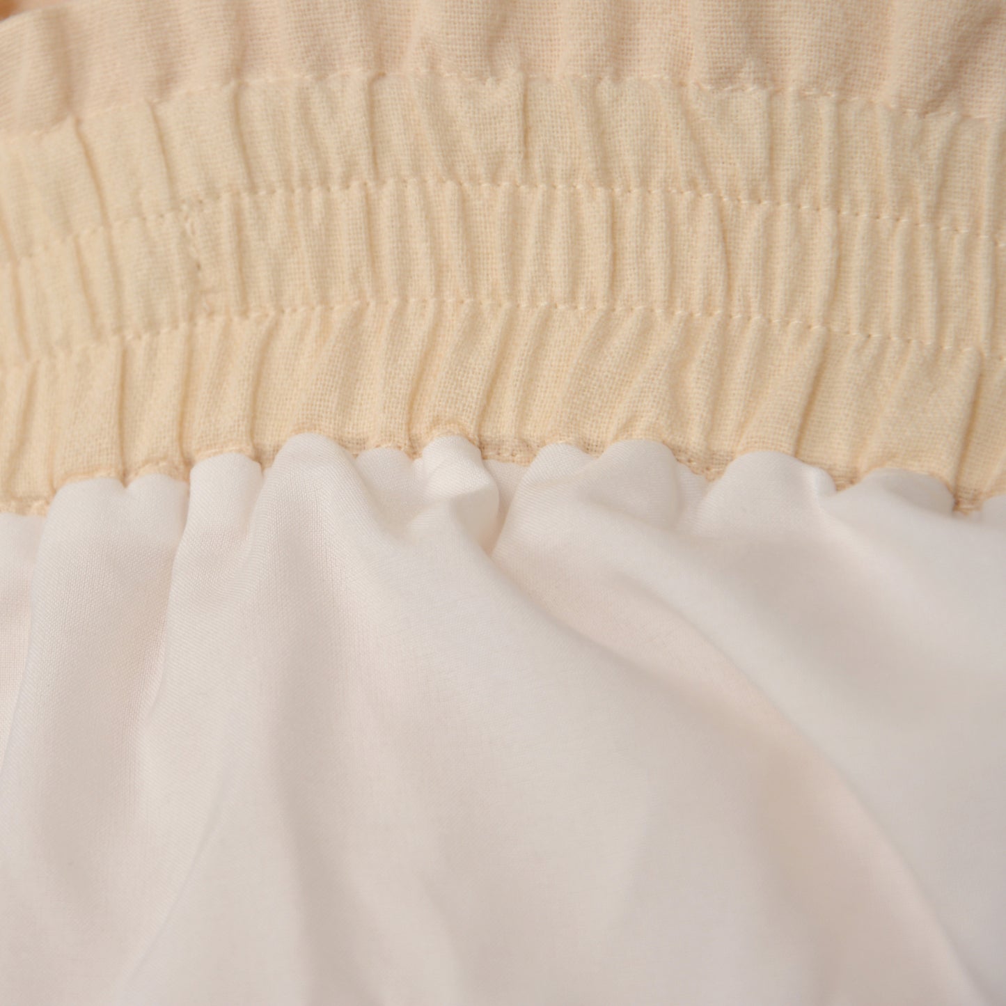 long pleated skirt Ruffle Hem Knot