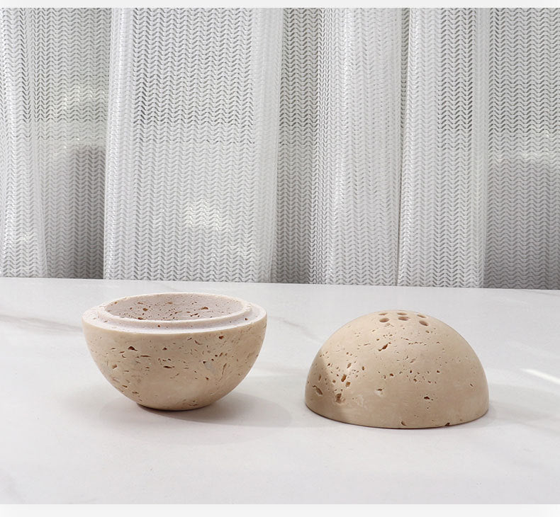 Natural Marble Aromatherapy Burner Stone Incense & Fragrance Diffuser
