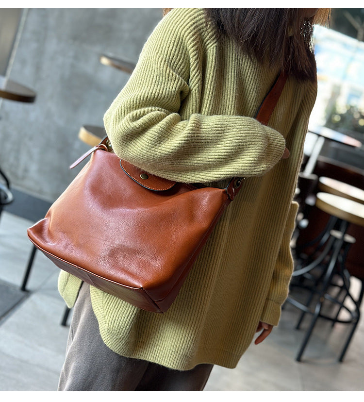 Women Leather Messenger Crossbody Purse