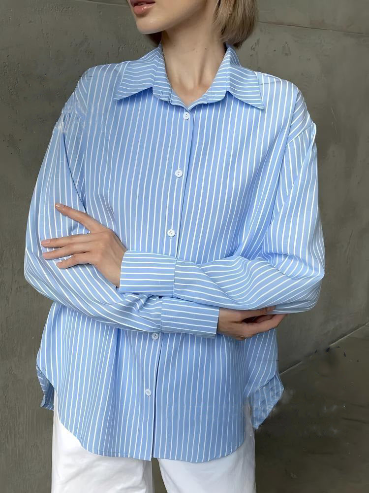 Women's Striped Work Shirt