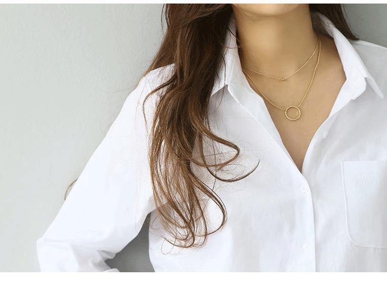Women White Full Sleeve Shirts For Work