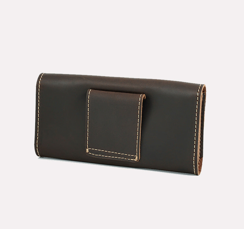 genuine leather waist belt bag