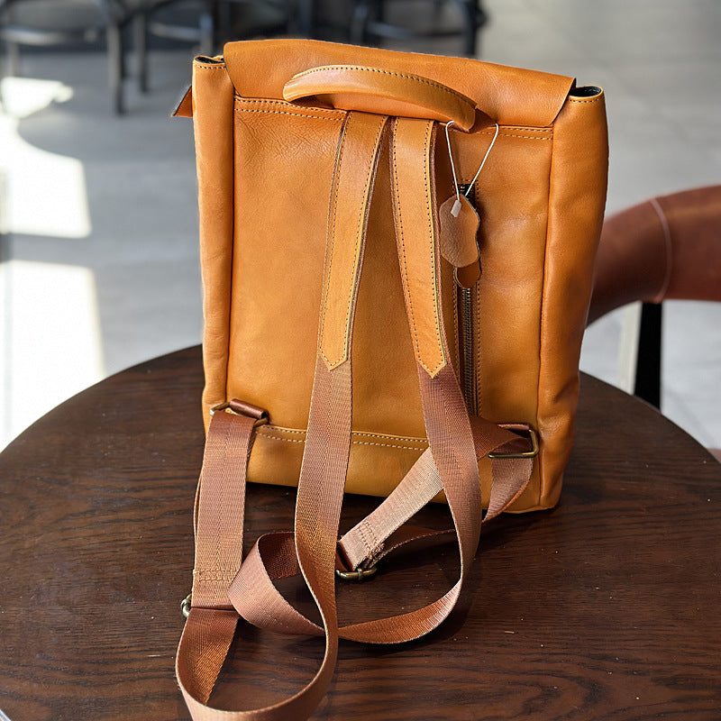 Leather Backpack Women Laptop & Office Use