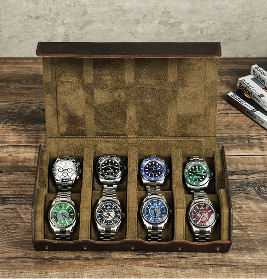Luxury Watch Box for Men 8 Slot Case for Watch Collection