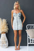 Women Denim Mini Dress Slim Fit Sleeveless Jean