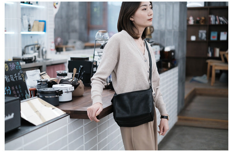 real leather handbag crossbody bag