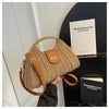 Straw Woven Beach Crossbody Bag for Women