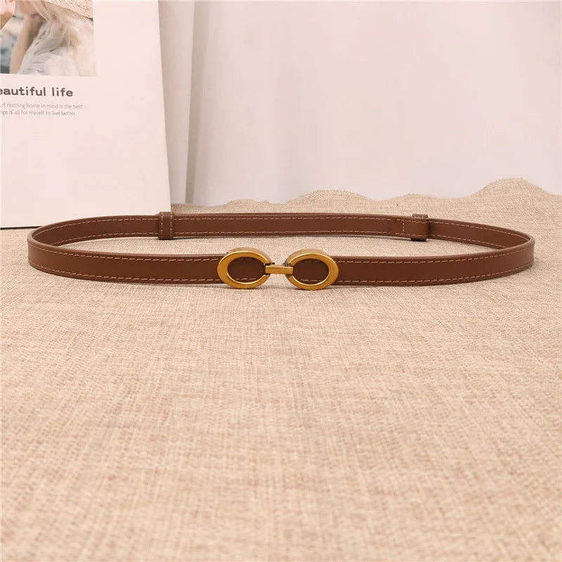 modern womens narrow leather belts 6