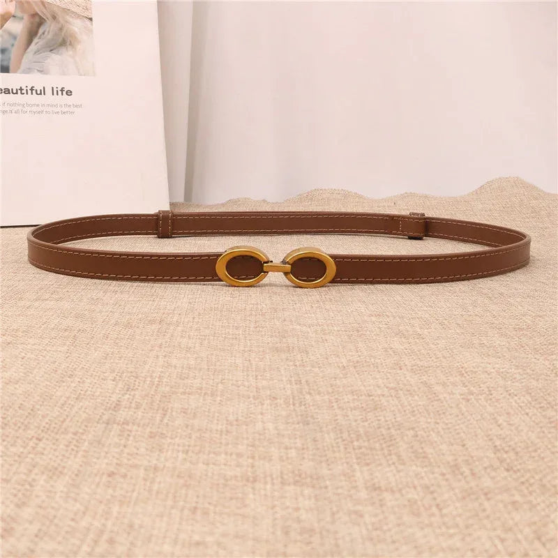 modern womens narrow leather belts 6