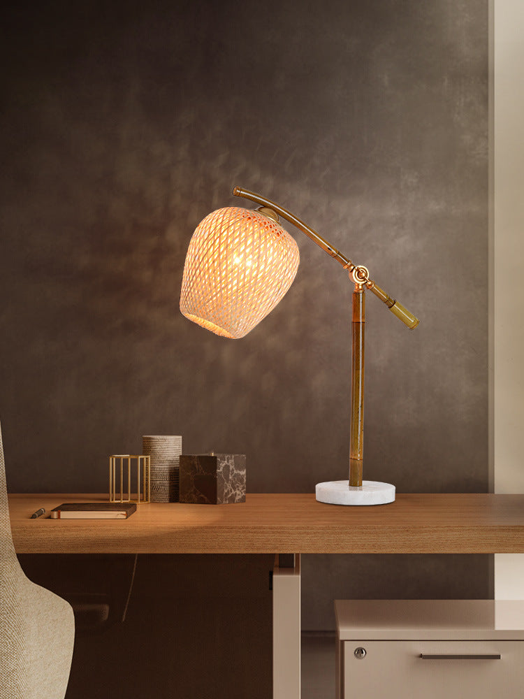 Bamboo Rattan Nordic Table Lamp