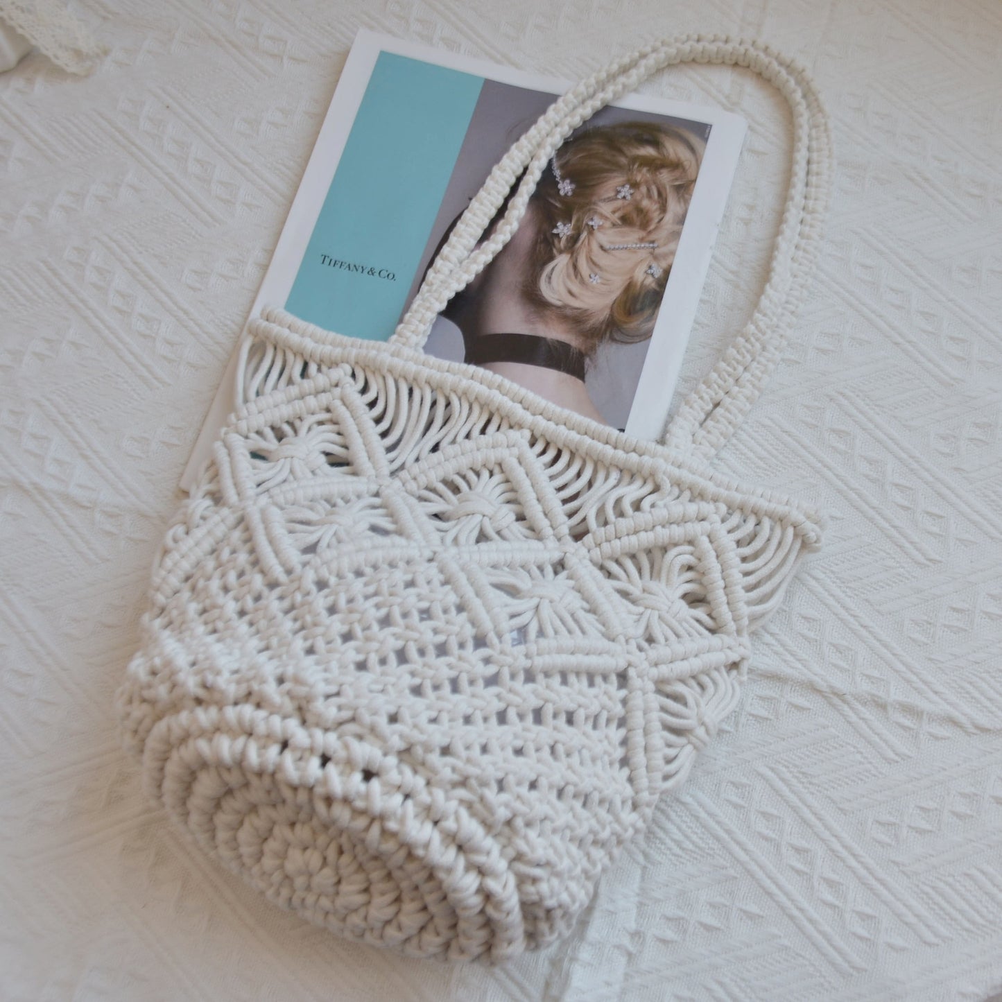 Straw Shoulder Purse for Women Woven Crochet