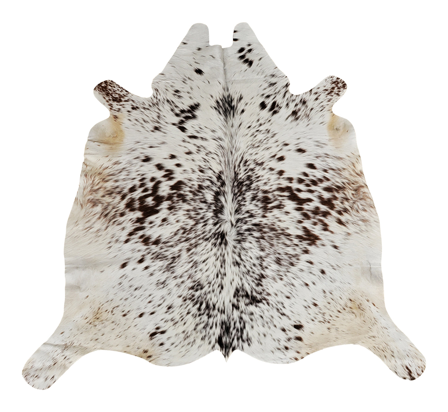 Mini Cowhide Rug Speckled Brown Black White