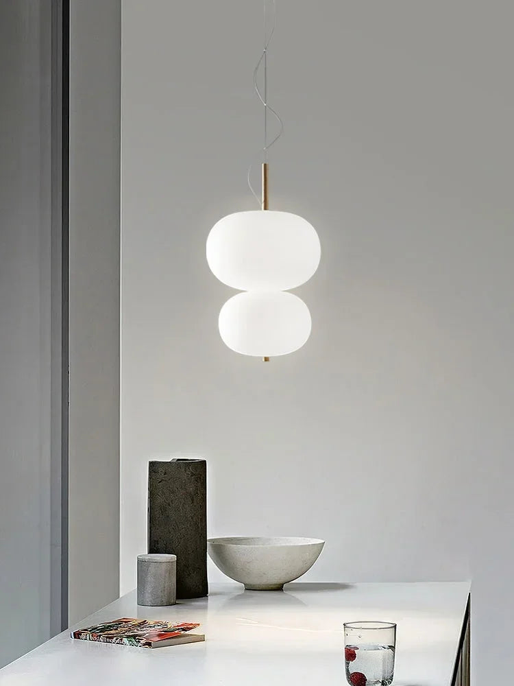 Nordic Double Globe Pendant Lamp Ceiling Light