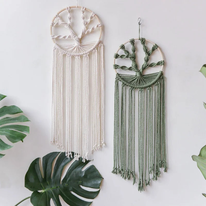 Tree of Life Macrame Wall Hanging Dream Catcher