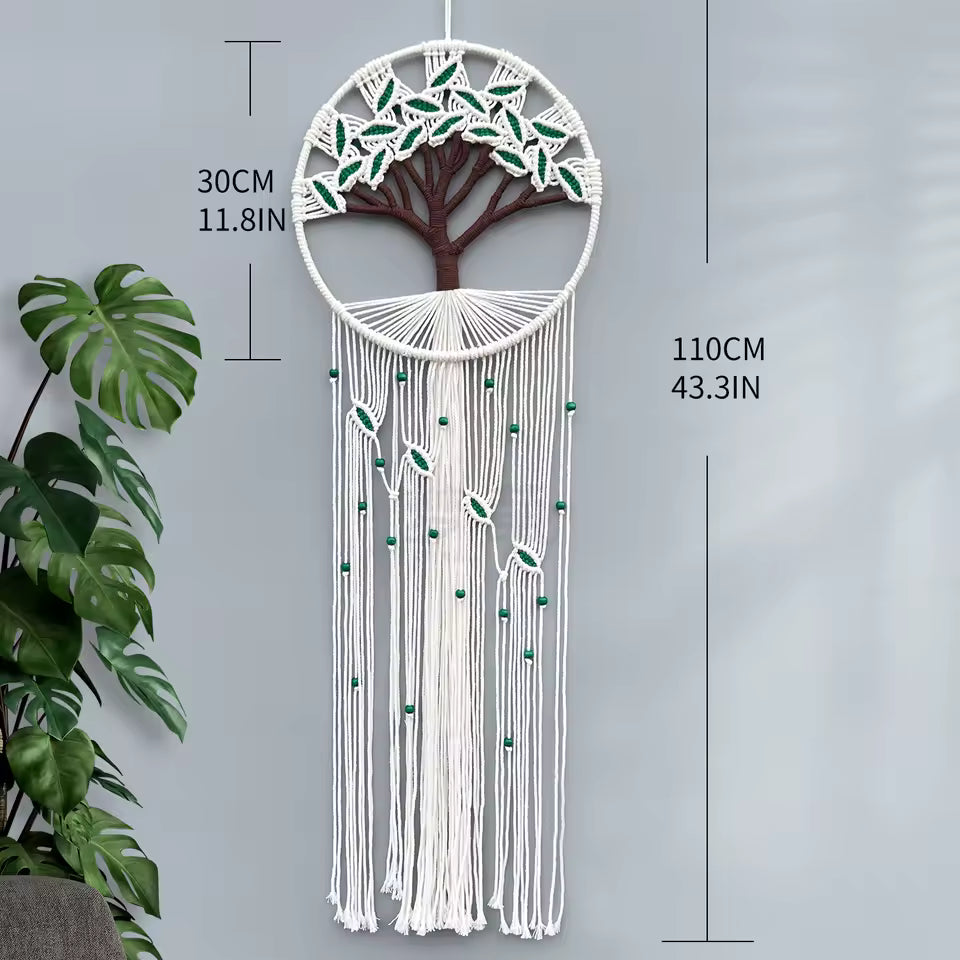 Macrame Tree of Life Dream Catcher Wall Hanging