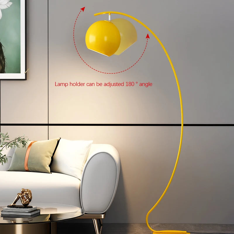 Curved Arc Floor Lamp Modern Reading Light