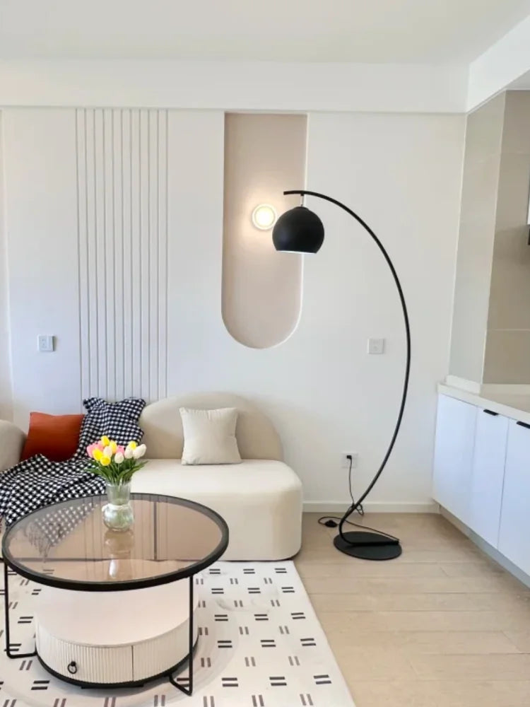 Curved Arc Floor Lamp Modern Reading Light