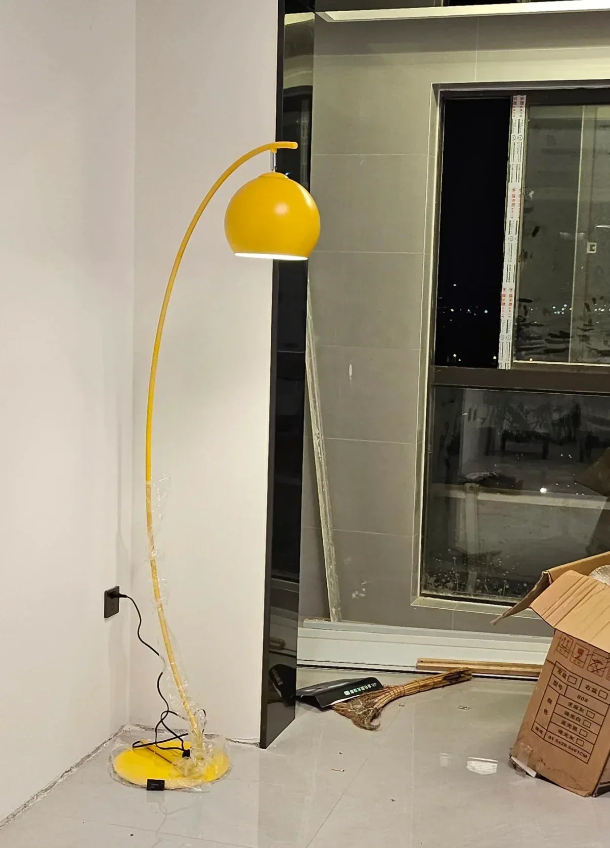 Curved Arc Floor Lamp Modern Reading Light