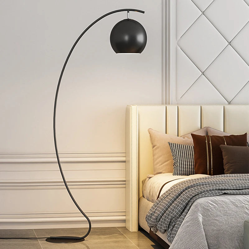 Curved Arc Floor Lamp Modern Reading Light