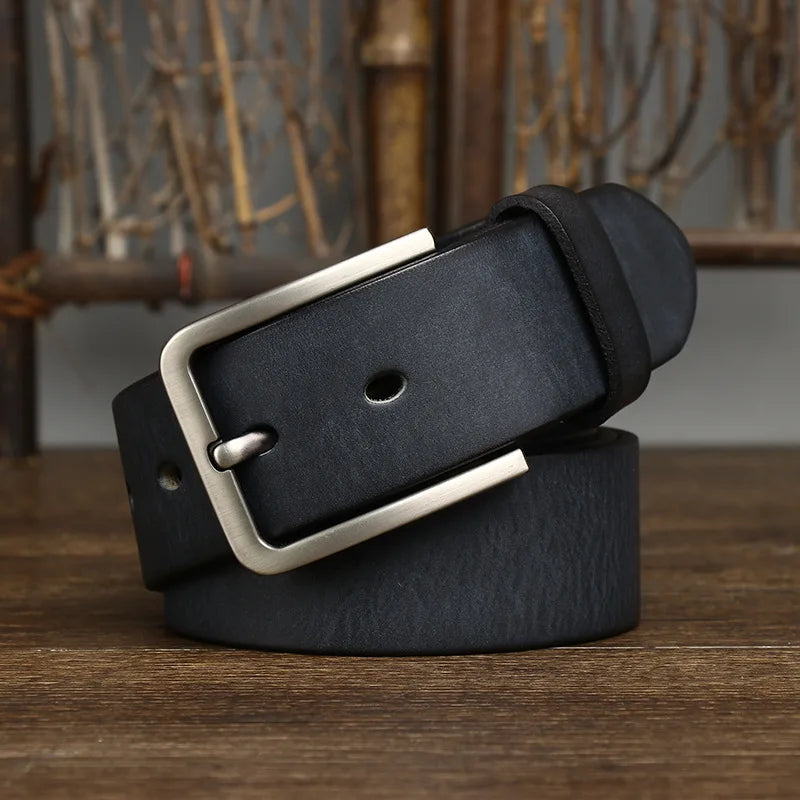 Genuine Leather Belt for Jeans and Business Wear