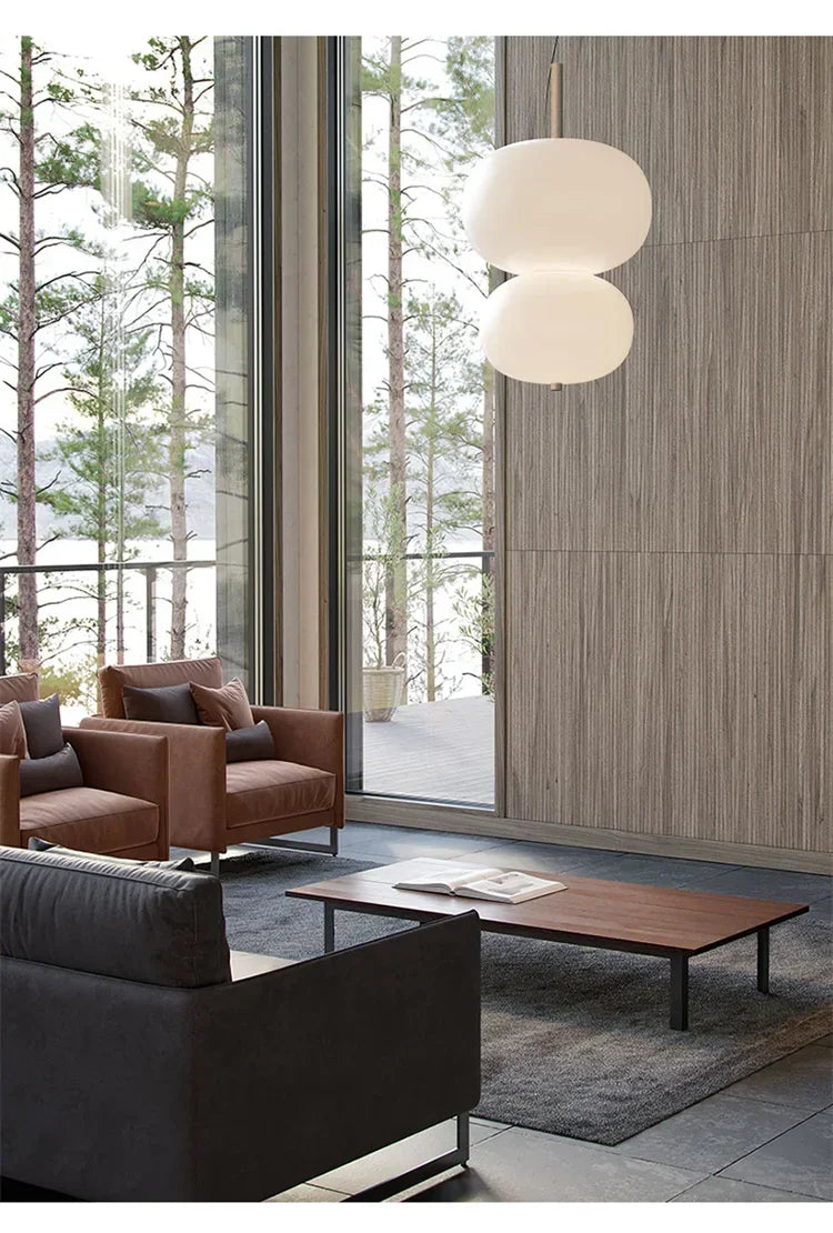 Nordic Double Globe Pendant Lamp Ceiling Light