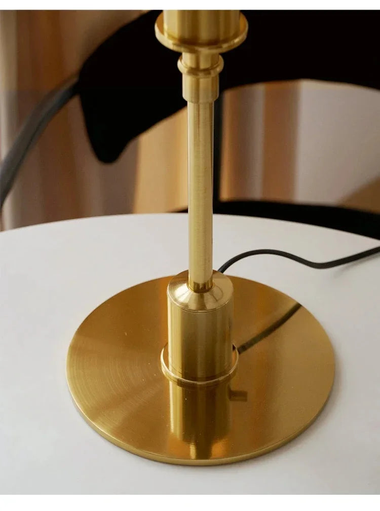 Mushroom Glass Bedside Light with Button Switch