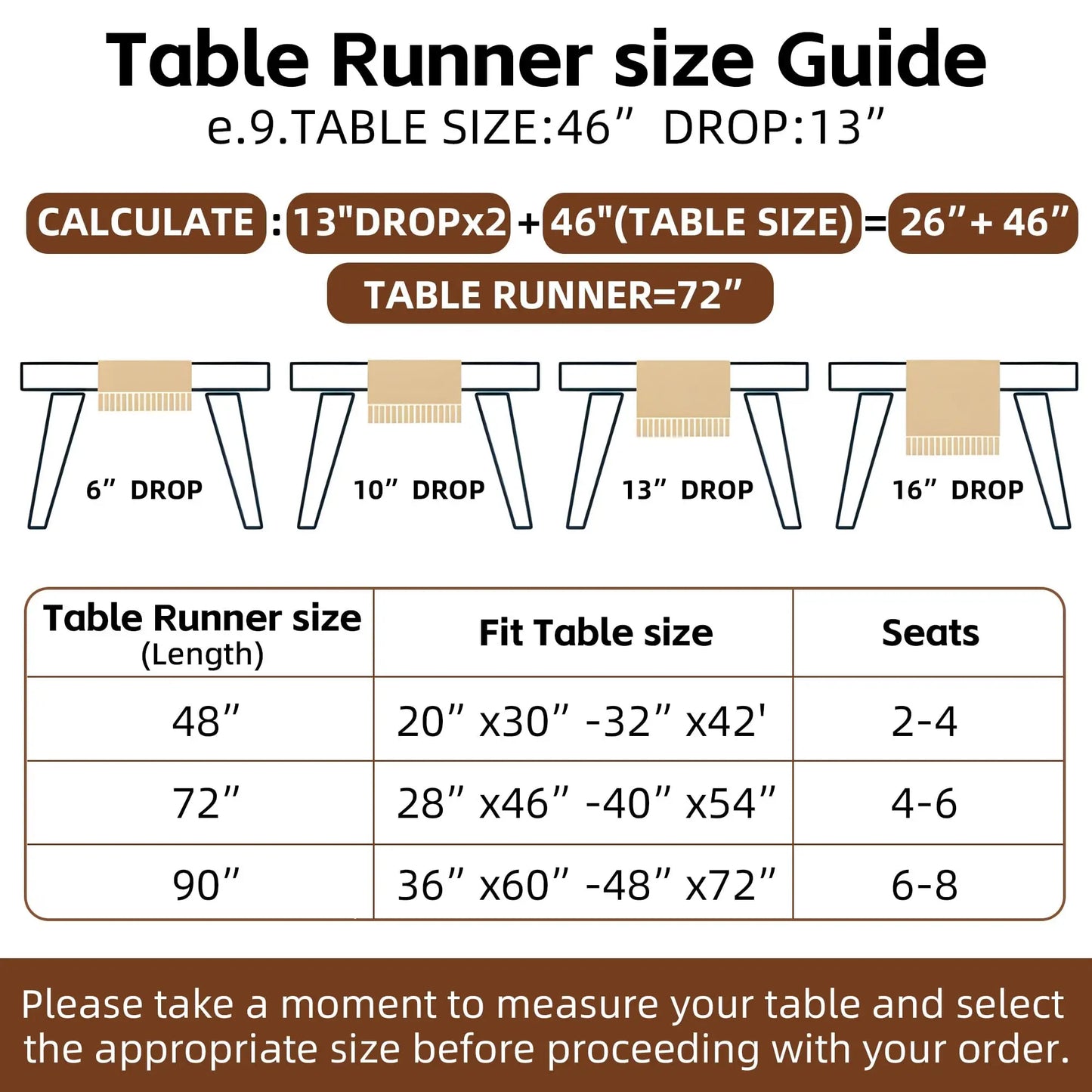 Geometric Boho Colorful Table Runner with Fringe