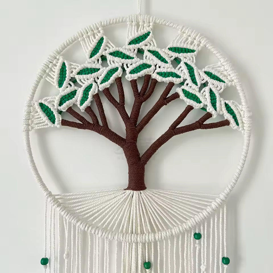 Macrame Tree of Life Dream Catcher Wall Hanging