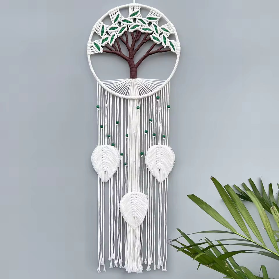 Macrame Tree of Life Dream Catcher Wall Hanging