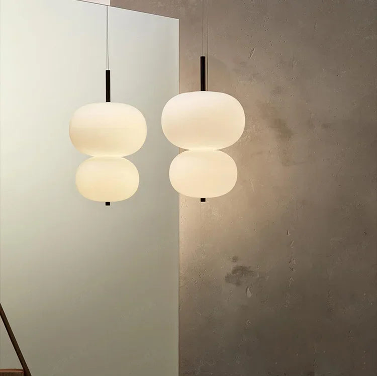 Nordic Double Globe Pendant Lamp Ceiling Light