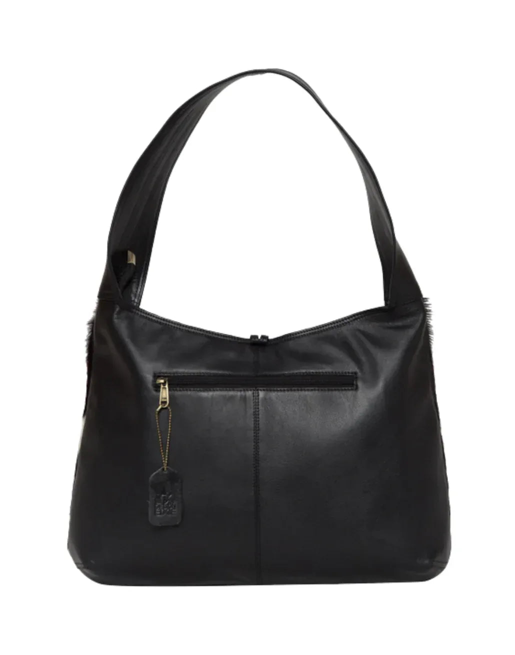 Natural Real Cowhide Shoulder Purse Spotted