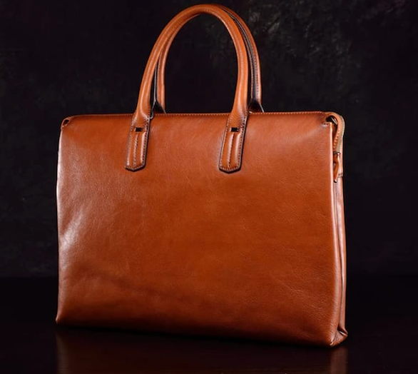 Genuine Leather Briefcase Cowhide Handbags
