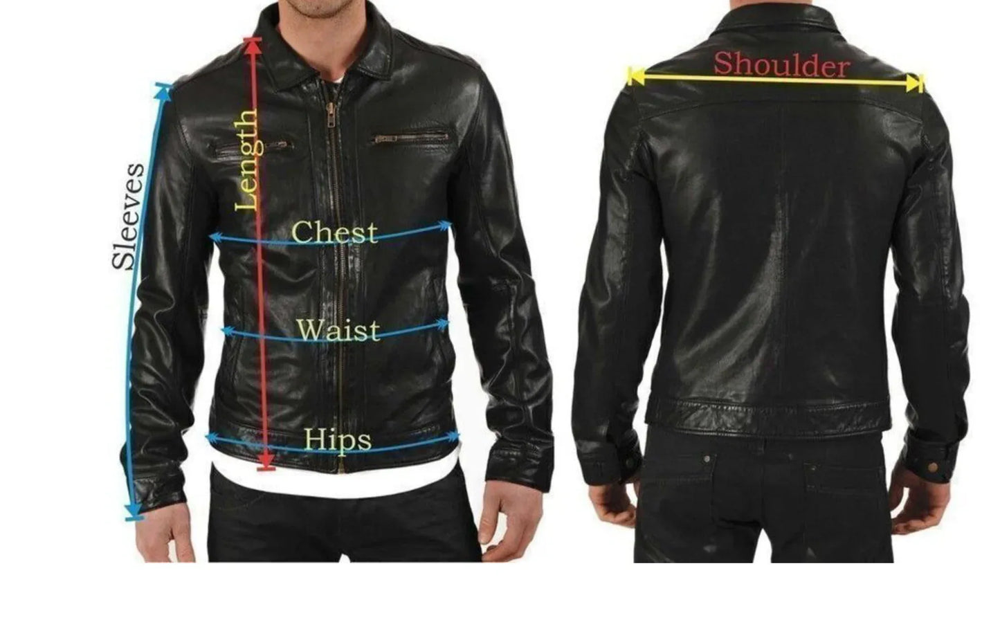 Motorcycle Leather Vest Men – Black Riding Leather Vest