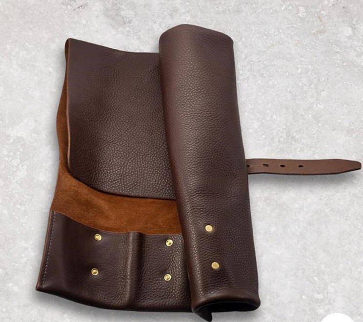 Small Leather Knife Roll for Chefs