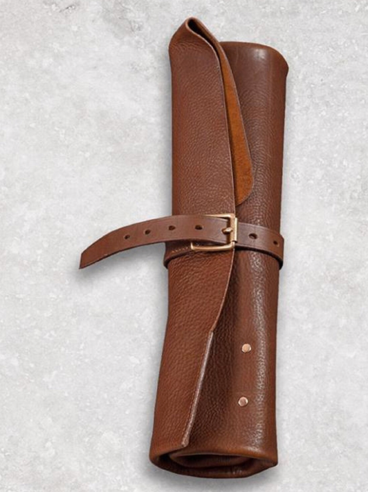Small Leather Knife Roll for Chefs